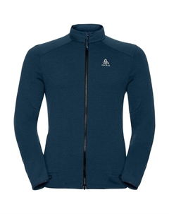 Куртка-Мешок среднего слоя с застежкой-молнией Sierra Zip i, синий Odlo