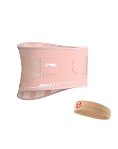 Женский корсет для поддержки спины, Pink+Iron Man Headband Li-ning