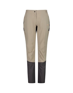 Брюки на танкетке женские длинные брюки, цвет sabbia Cmp