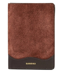 Замшевый кошелек, коричневый Sandro