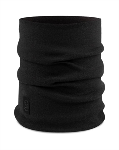 Шарф из плотной мериносовой шерсти, однотонный, черный Buff