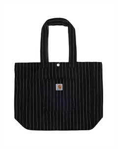 Хлопковая сумка-шоппер, шоппинг-сумка, мужская сумка black Carhartt wip