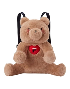 Плюшевый детский рюкзак Extra Small детский винтажный khaki Fila kids