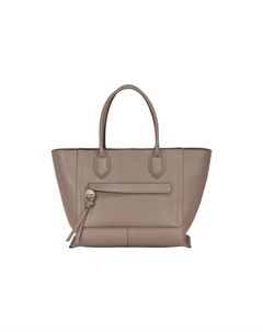 Почтовая сумка Grain Cow Leather через плечо, кроссбоди, большая женская сумка taupe gray Longchamp