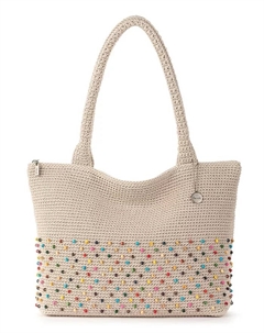 Рукодельная классика: вязаная сумка-тоут Extra-Large Carryall, мультиколор The sak