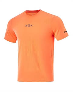 Футболка мужская Running Collection Fluorescent Melon Orange, оранжевый Li-ning