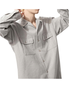 Джей даблъю эндерсон джей даблъю эндерсон коллаб фв25 рубашка men's, серый Uniqlo