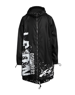 Парка, черный Dsquared2
