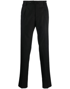 Брюки строгого кроя из вирджинской шерсти, черный Tagliatore