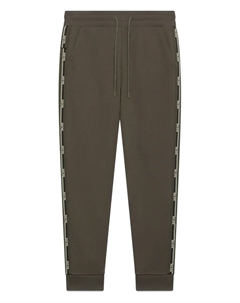 Спортивные брюки с лампасами и логотипом, зеленый Gcds