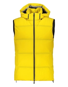 Стёганый жилет с капюшоном, желтый Herno