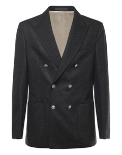 Двубортный пиджак, серый Eleventy