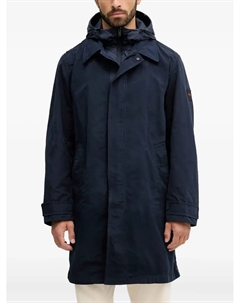 Многослойное пальто с капюшоном, синий Boss