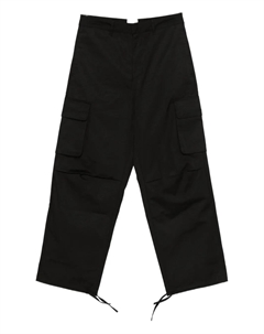 Брюки с карманами карго и завязками на штанинах, черный Arte antwerp