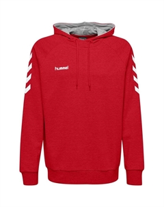 Толстовка с капюшоном из хлопка, красный Hummel