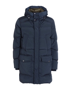 Пуховик Premium Down Parka, темно-синий Woolrich