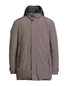 Пуховик, серо-коричневый Moorer