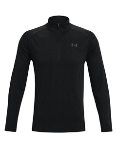 Техническая кофта 2.0 с длинными рукавами и застежкой-молнией 1/2 дюйма, черный Under armour