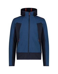 Толстовка с капюшоном, мужская куртка с фиксированным капюшоном, цвет ocean Cmp