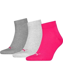 Носки четвертные простые 3п, мультиколор Puma