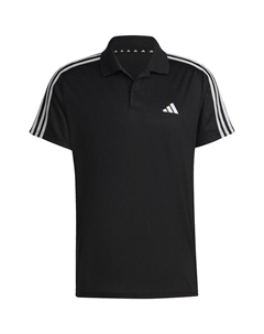 Тренировочный комплект Polo Train Essentials из пике с 3 полосками, черный Adidas