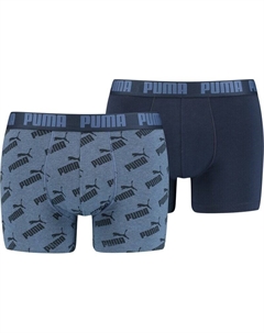 Трусы мужские аоп боксер 2р, цвет denim Puma