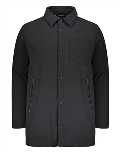 Стеганая куртка с нагрудным карманом, черный Herno