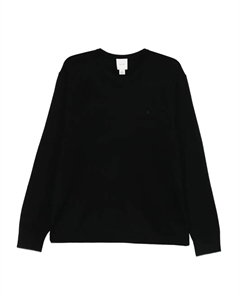 Джемпер с вышитым логотипом, черный Calvin klein