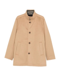 Пальто на пуговицах, коричневый Boss