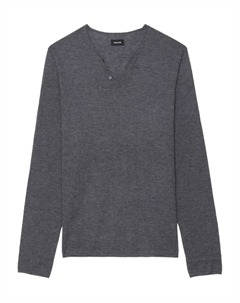 Кофта с пуговицами Monastir, серый Zadig&voltaire