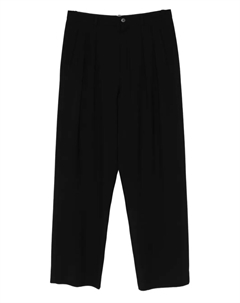 Плиссированные брюки Corley, черный The row