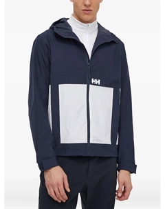 Спортивная куртка с капюшоном и принтом-логотипом, синий Helly hansen