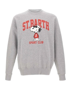 Свитшот с логотипом Snoopy X Peanuts, серый Mc2 saint barth