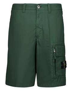 Карго-бермуды, зеленый Stone island