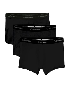 Комплект из трех боксеров с логотипом, черный Calvin klein underwear