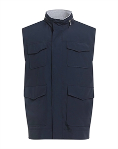 Жилет Platinum, полуночно-синий Eleventy