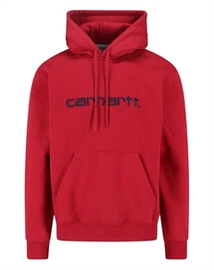 Худи с логотипом, красный Carhartt wip