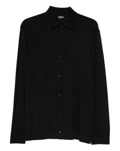Рубашка с длинными рукавами, черный Zegna