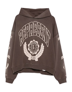 Худи с принтом-логотипом, черный Represent