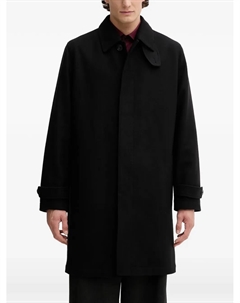Пальто с застежкой на пуговицы и отложным воротником, черный Hugo