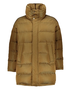 Пуховик на молнии, коричневый Herno