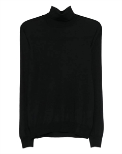 Свитер с воротником-стойкой, черный Tagliatore