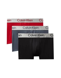 Комплект из трех боксеров с логотипом, красный Calvin klein underwear