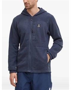 Флисовая куртка с капюшоном на молнии Malung, синий Haglöfs