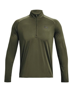 Техническая кофта 2.0 с длинными рукавами и застежкой-молнией 1/2 дюйма, зеленый Under armour