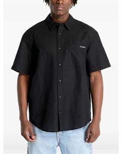 Рубашка с короткими рукавами, черный Calvin klein