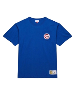 Футболка Mitchell & Ness Royal Chicago Cubs Cooperstown Collection Premium Pocket мужская Blue Mitchell ness