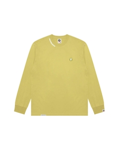 Футболка с длинным рукавом A Bathing APE с логотипом, зеленый Aape
