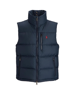 Утепленный жилет Gorham с высоким воротником, темно-синий Polo ralph lauren