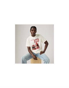 Футболка с принтом Vintage Fit, First Choice Egret - Neutral Levi's®